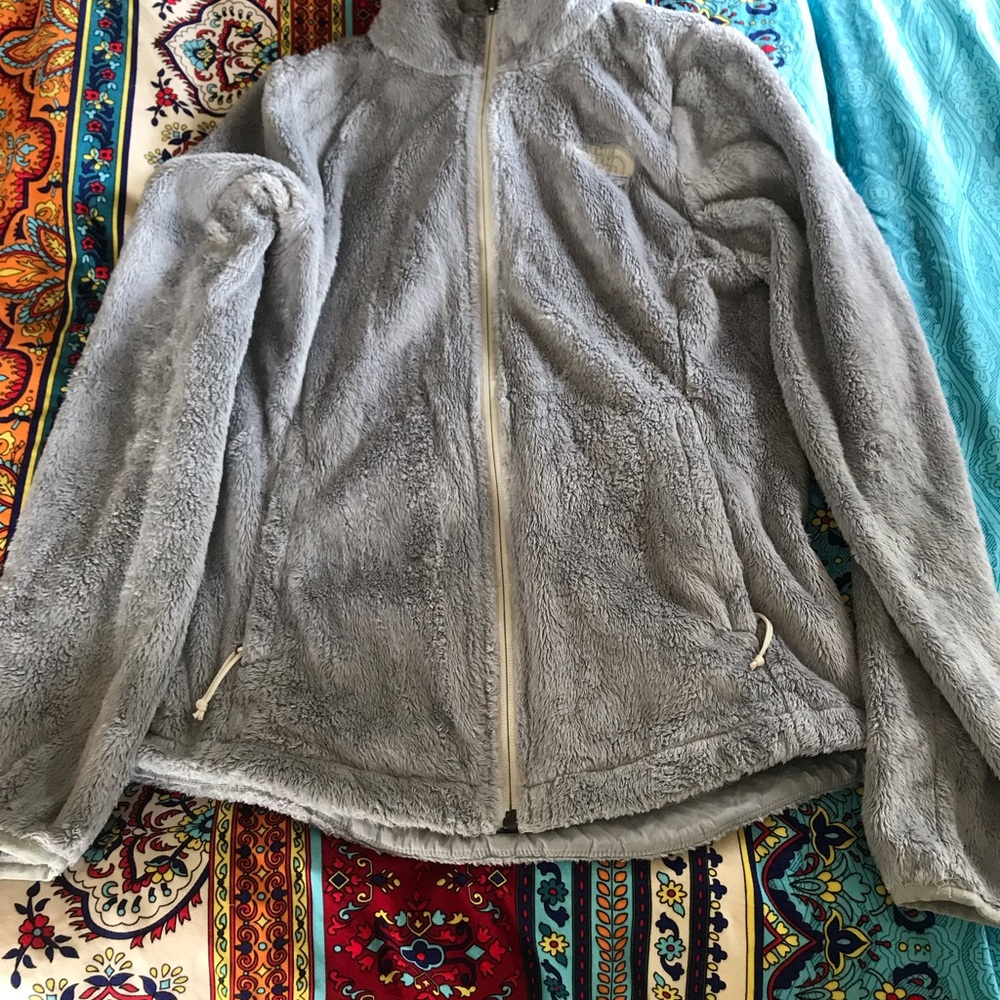 North Face light grey hoodie